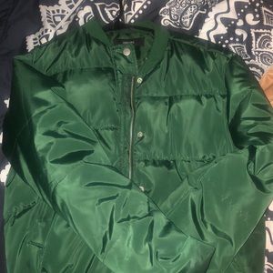 Forever 21 Bomber Jacket - Woman ( medium  Green
